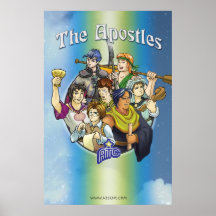 Anime Apostles Christian Poster