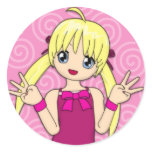 Anime Birthday Sticker