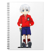 Anime Boy Spiral Notebook
