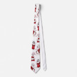 Anime Chick Christmas Tie