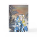 Anime Elf Holiday Card