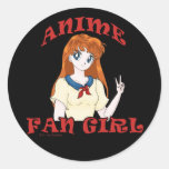 Anime Fan Girl Stickers