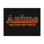 Anime Fan Joke Postcards