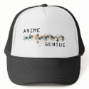 Anime Genius hats