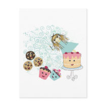 Anime Girl Cupcakes, Cookies, Cake and Magic Wand