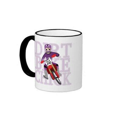 Anime Girl Dirt Bike Chick Mug by RabidMX