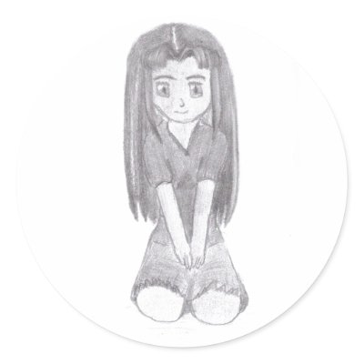 Anime Girl Drawing Sticker by Cerese912