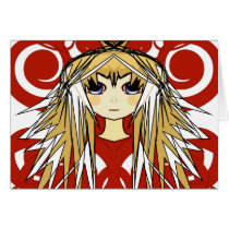 Anime Girls Gifts Greeting Cards