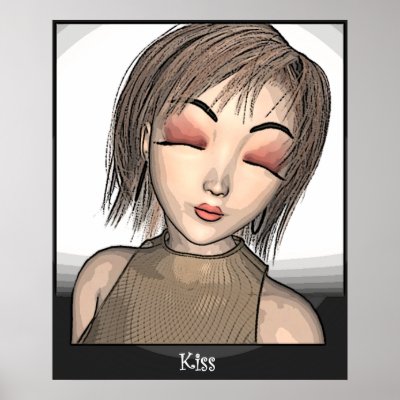 Anime: (Kiss 2) Print by debwire