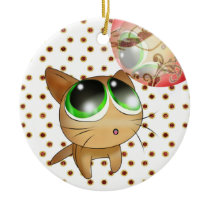 Anime Kitty Christmas Ornaments