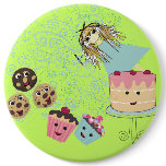 Anime Magical Days Invitation  Birthday Pin