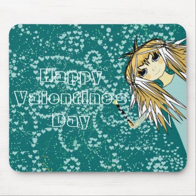 Anime Magical Valentine MousePad by samack
