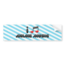 Anime Music bumper stickers