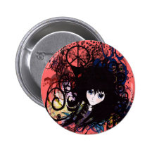 Anime Peace Grunge Buttons