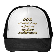 Anime Reference Joke Trucker Hat