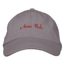 Anime Rulz Embroidered Baseball Cap