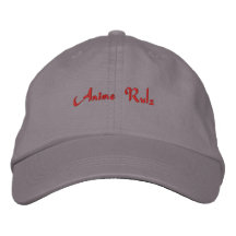 Anime Rulz Embroidered Baseball Cap