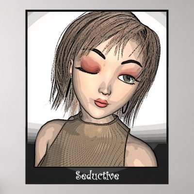 Anime: (Seductive) Print by debwire