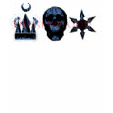 anime skull blood t-shirts