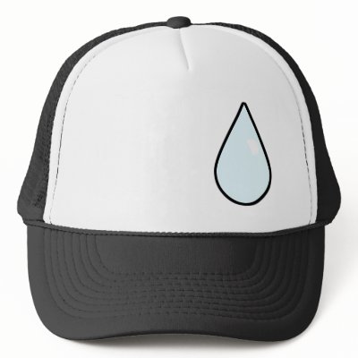 Anime Sweatdrop Trucker Hat by danime4
