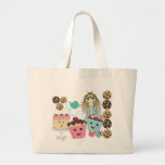 Anime Tea Party  kawaii Cake Tote Bag