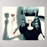 Anime vampire girl poster
