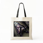 Anime Warrior Girl Tote Bags