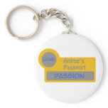 Anime's passport key chains