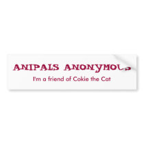 Anipals Anonymous Bumper Sticker