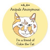 Anipals Anonymous Cokie Stickers