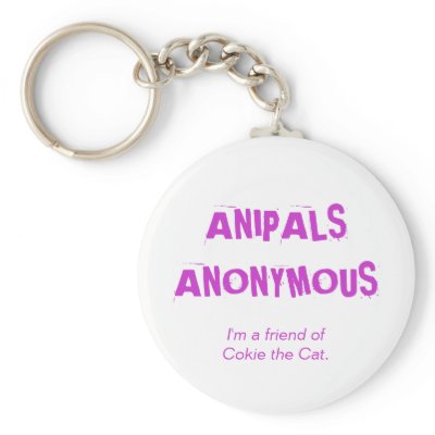 ANIPALS ANONYMOUS Keychain by BohoPets