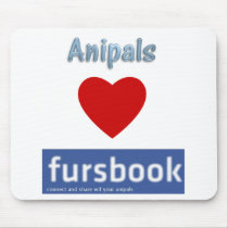 Anipals Love Fursbook Mouse Mat