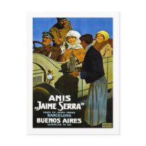Anis Jaime Serra Buenos Aires - Vintage Ad Post Card