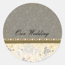 Anitique Vintage Envelope Seals stickers
