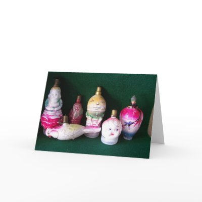 Anitque ornament Christmas card by sandbar51