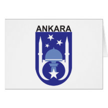 Ankara Flag Greeting Cards