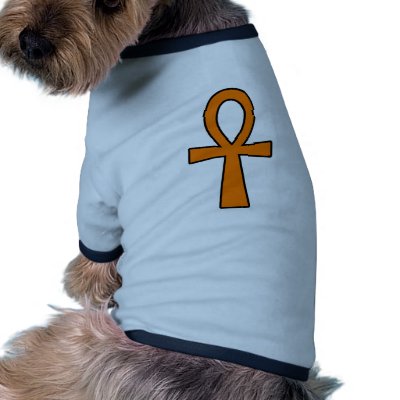 Ankh Egyptian Hieroglyphic Symbols Life Key Orange by inquester