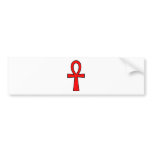 Ankh Egyptian Hieroglyphic Symbols Life Key Red
