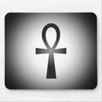 Ankh Symbol: Vector Art: Mouse Pads by spiritswitchboard