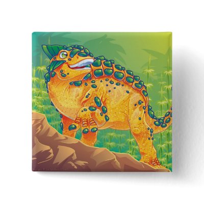 Ankylosaurus Button by Fany001