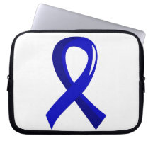 Ankylosing Spondylitis Blue Ribbon 3 Computer Sleeve