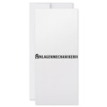 Anlagenmechanikerin icon rack cards