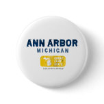 Ann Arbor Michigan Great Lake State Buttons