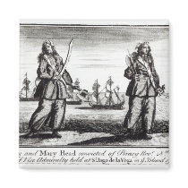 Ann Bonny and Mary Refrigerator Magnets