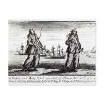 Ann Bonny and Mary Postcard