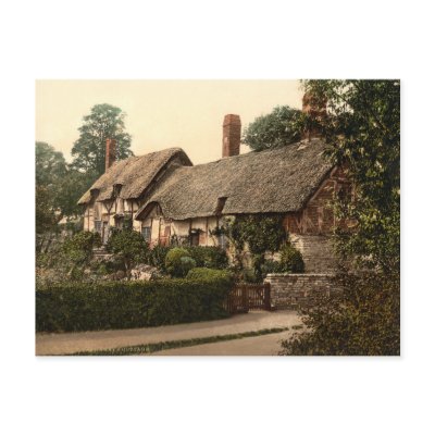 Ann Hathaway's Cottage, Stratford-on-Avon, England Post Cards by OldeWorldGifts