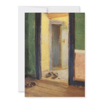 Anna Ancher Danish artist At Lunchtime wooden shoe