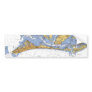 Anna Maria Island Florida Nautical Chart sticker Bumper Stickers
