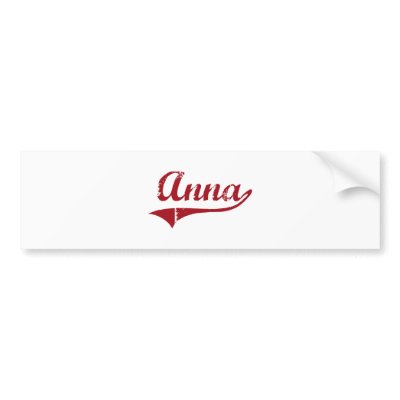 Anna Ohio Classic Design Bumper Stickers by cityshirt