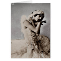 Anna Pavlova Posed en Pointe Card